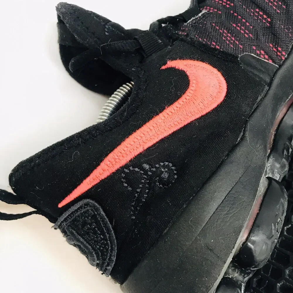 Nike Zoom KD 9 PRM Aunt Pearl GS Sneakers Youth 5.5Y Black Lace Up 869999-060